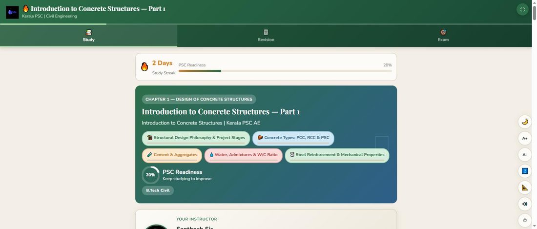 A Smart Interactive Lesson at B.Tech level, tagged for Assistant Engineer depth.