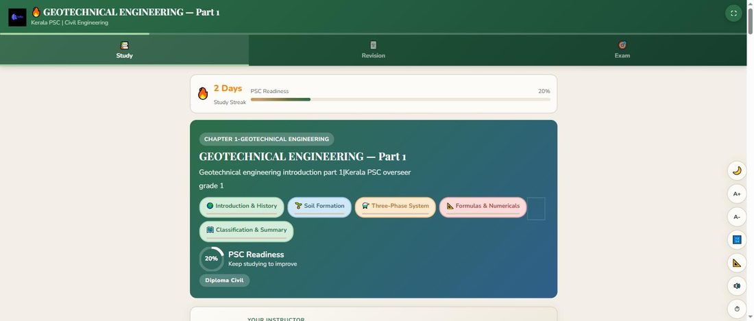 A Smart Interactive Lesson at Diploma level — Geotechnical Engineering
