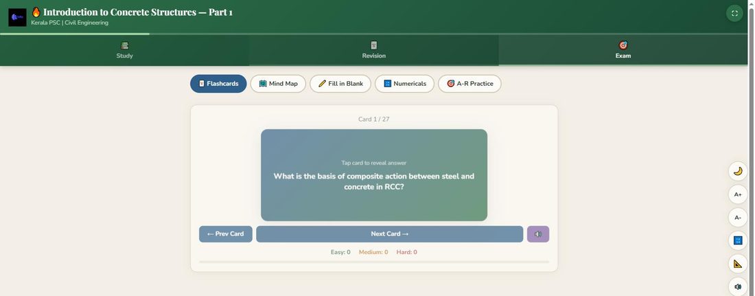 Flashcards force recall — the card asks, and you have to produce the answer before turning it over. That small discomfort is the part that works.